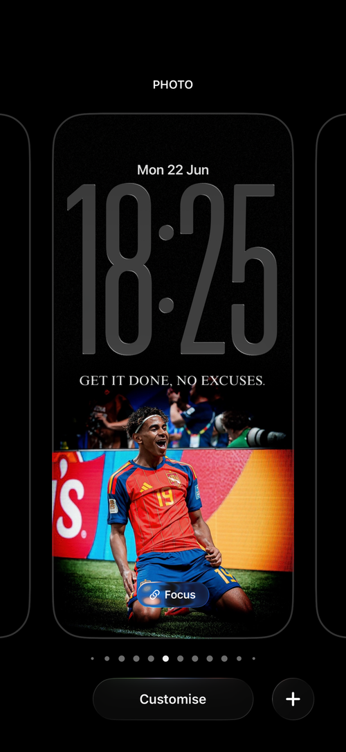 Lamine Yamal — Get It Done, No Excuses · Red Kit