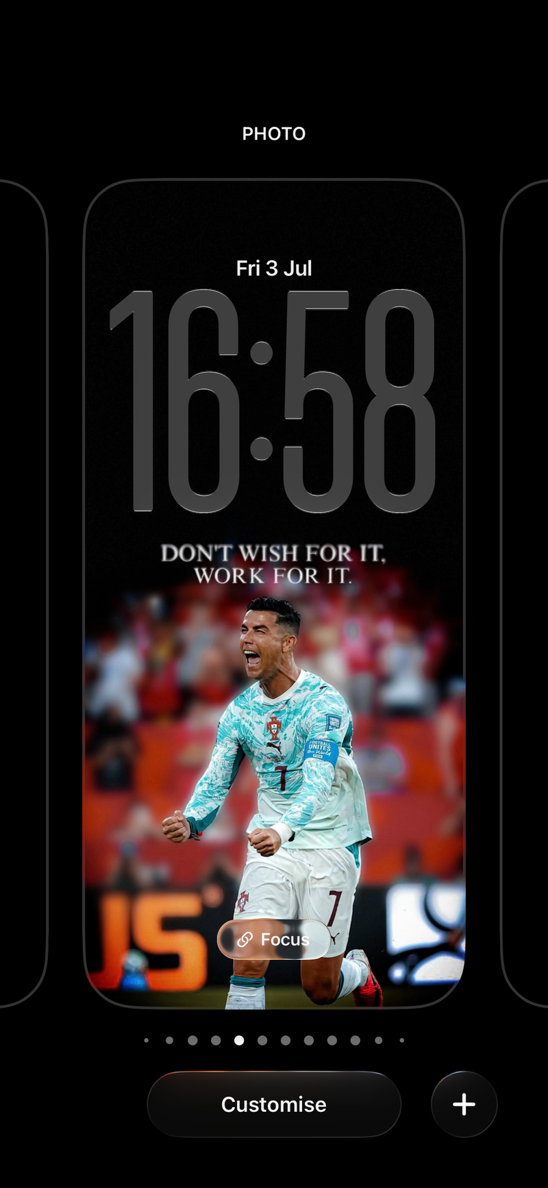 Ronaldo — Don’t Wish For It, Work For It · II