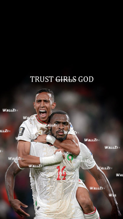 Morocco — Trust God, Not Girls · White Kit