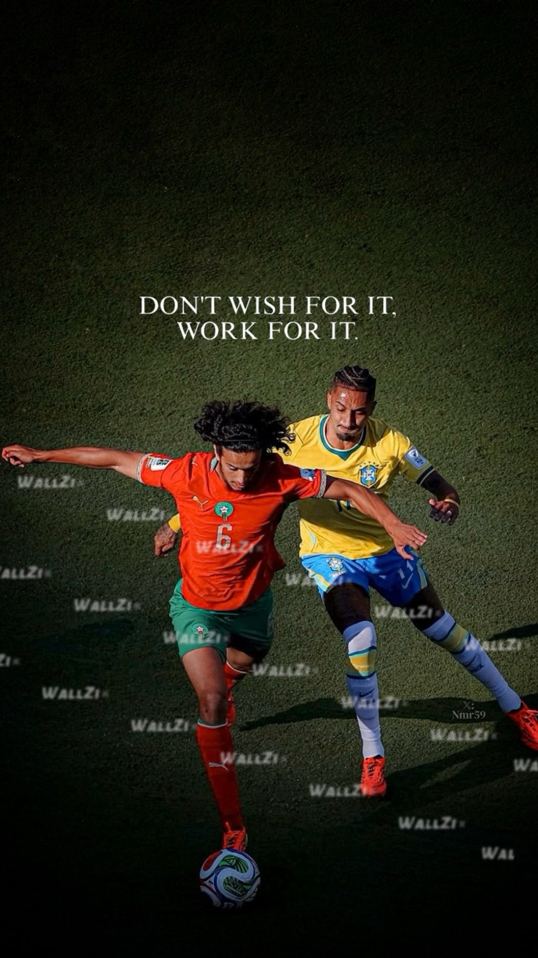 Morocco vs Brazil — Don’t Wish For It, Work For It