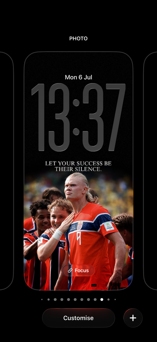 Haaland — Let Your Success Be Their Silence · Team