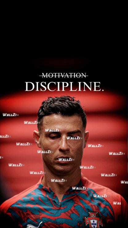 Ronaldo — Discipline Over Motivation · Close-Up