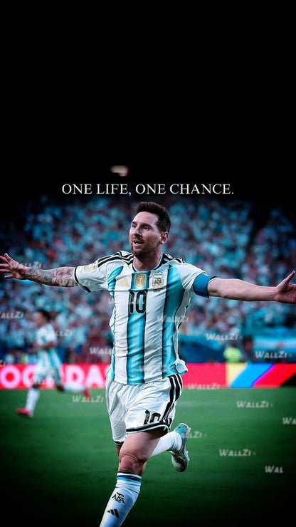 Messi — One Life, One Chance · Celebration