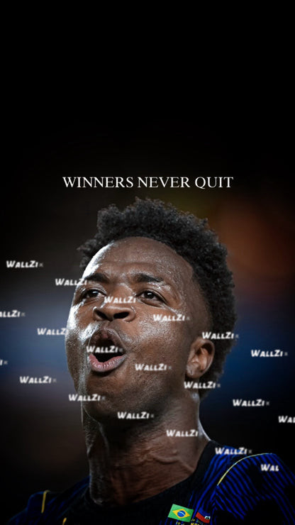 Vinícius Jr — Winners Never Quit · Close-Up