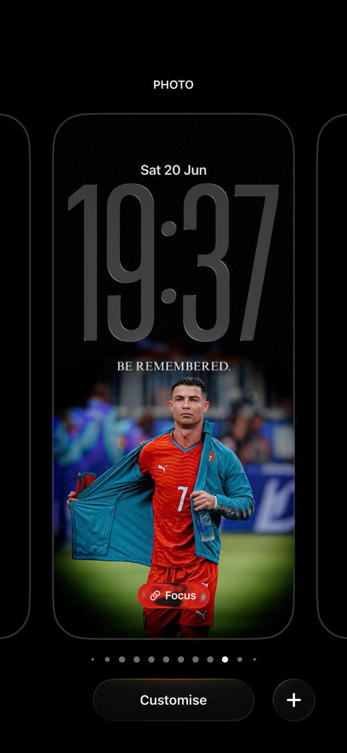 Ronaldo — Be Remembered · Jacket