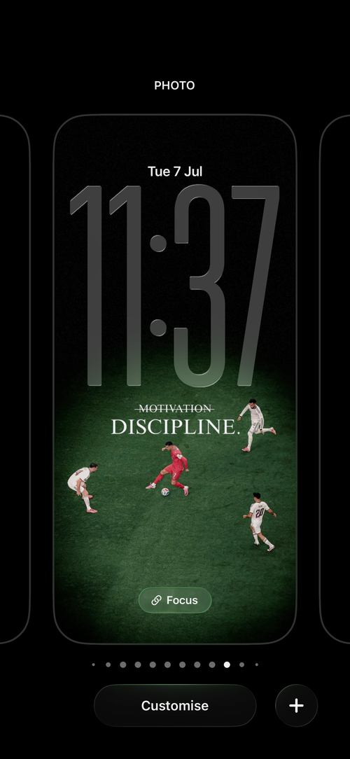 Ronaldo — Discipline Over Motivation · Pitch