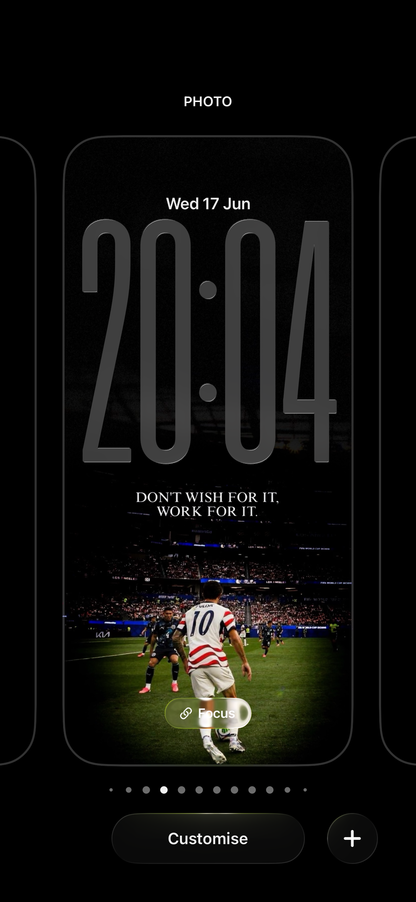 Pulisic — Don’t Wish For It, Work For It