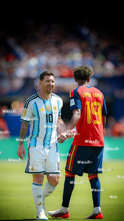 Lamine Yamal & Messi · Finalissima